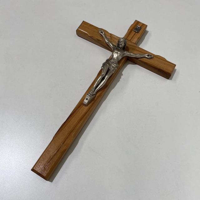 CRUCIFIX CROSS, Wooden 35cm L